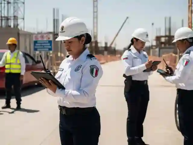 Inspección vehicular para prevenir robo en construcción