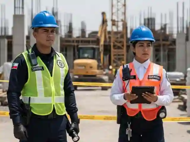 Guardias certificados SSC especializados en construcción